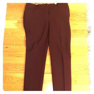 Ann Taylor burgundy pants